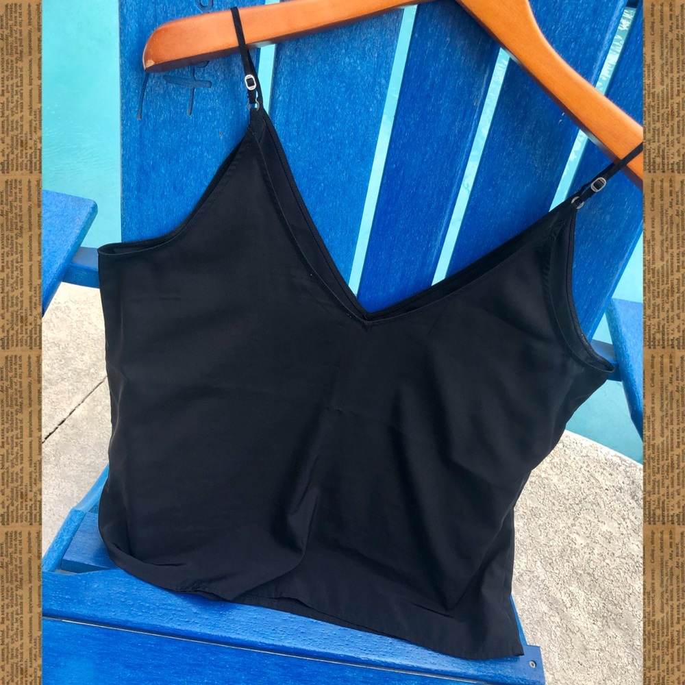 abercrombie and fitch black blouse